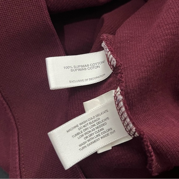 Cutter & Buck Boston College Cotton Maroon Embroidered V Neck Sweater Vest BB - Picture 7 of 7